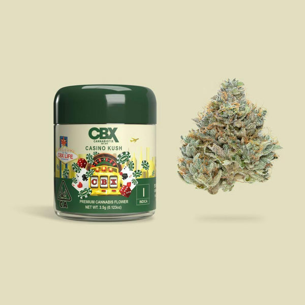 Casino Kush Premium Cannabis Flower Jar 3.5g - CBX (Cannabiotix)