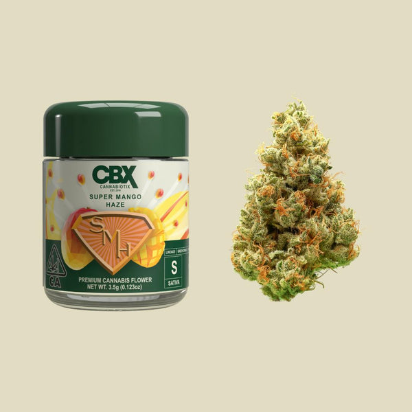 Super Mango Haze 3.5g Flower Jar - CBX (Cannabiotix)