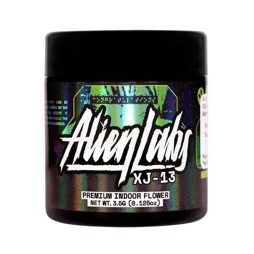 XJ-13 3.5g Flower Jar - Alien Labs – BUDZILLA|SD