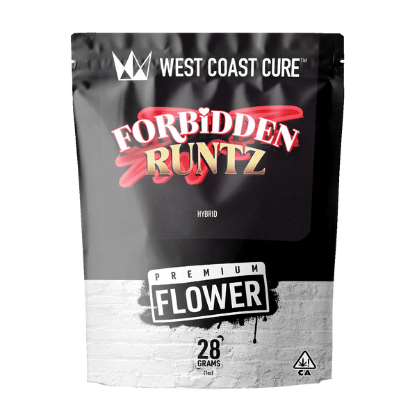 Forbidden Runtz - 28G Premium Flower Oz Bag - West Coast Cure