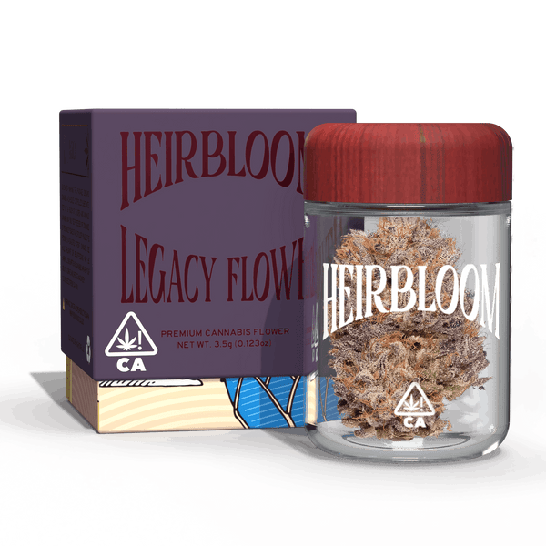 Blueberry 3.5g Flower Jar - Heirbloom