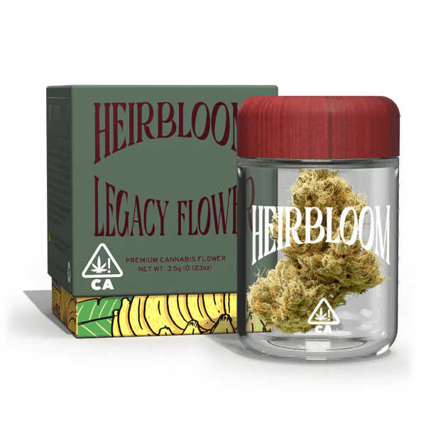 Banana OG 3.5g Flower Jar - Heirbloom